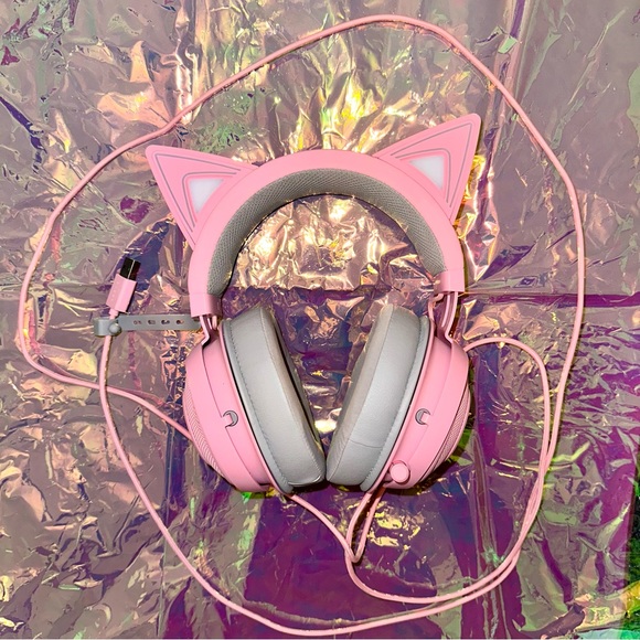 Razer Kraken Kitty RGB USB Gaming Headset Quartz Pink - Picture 8 of 13